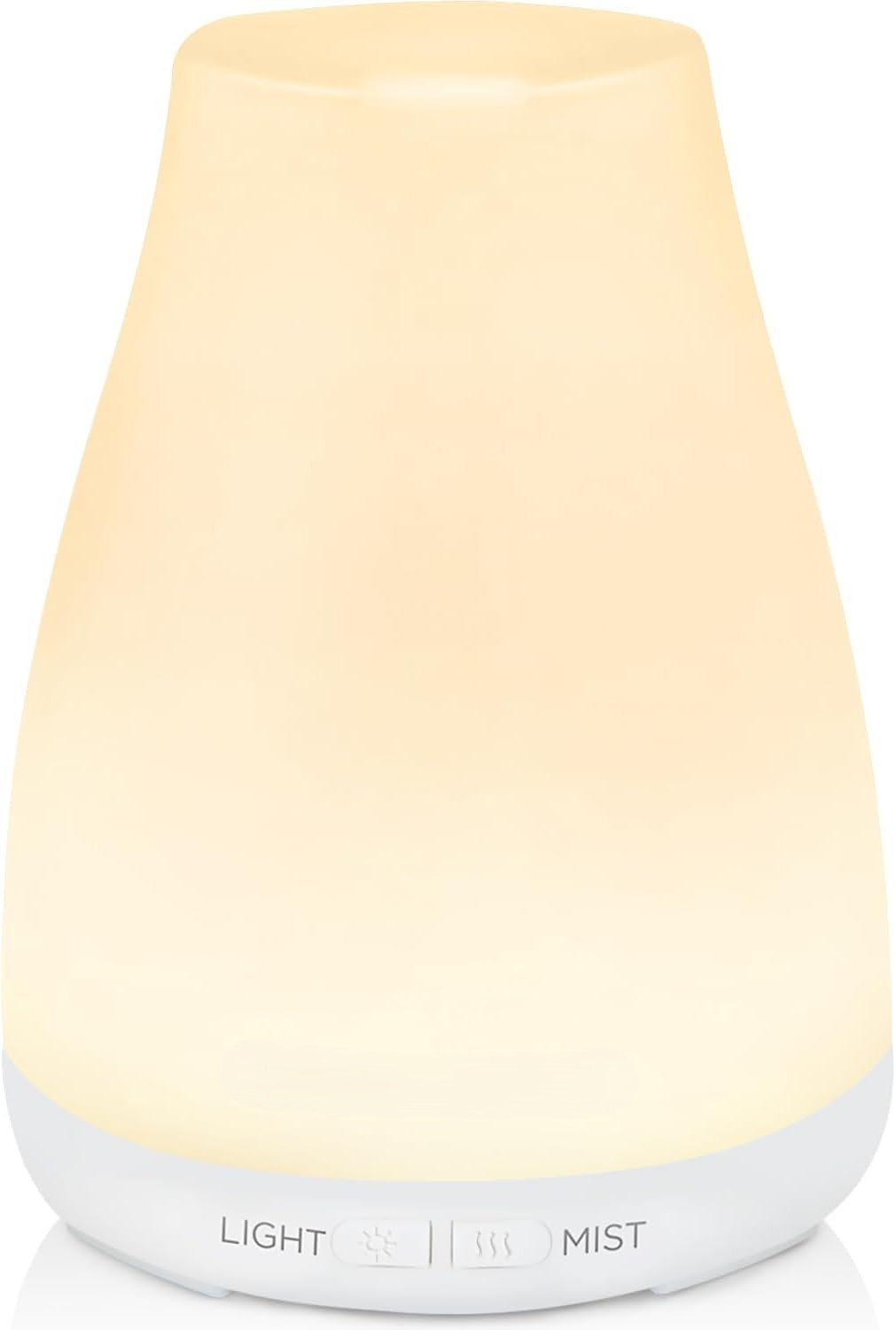 Essential Oil Diffuser, Ultrasonic Diffusers for Home Aromatherapy Humidifier for Bedroom Room 7 Colors LED 2 Mist Mode Auto Off