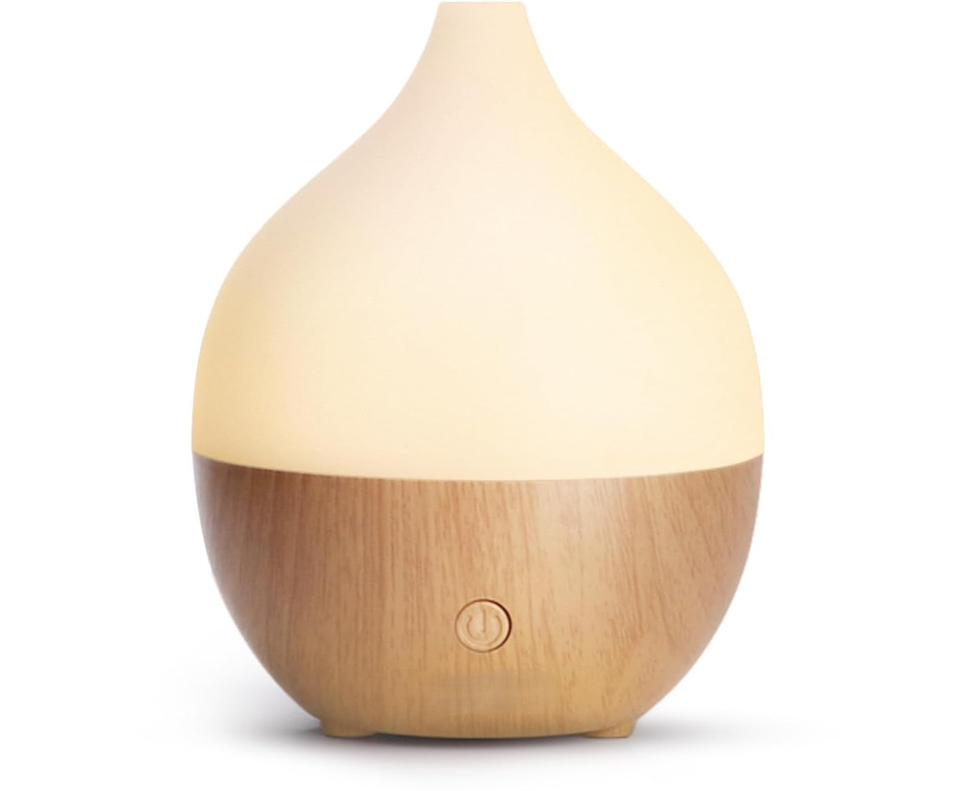 Essential Oil Diffuser, 100ml Small Aromatherapy Diffuser with Auto Shut-Off Function, Ultrasonic Diffusers for Essential Oils, Cool Mist Humidifier with Warm White Lights, for Office Home