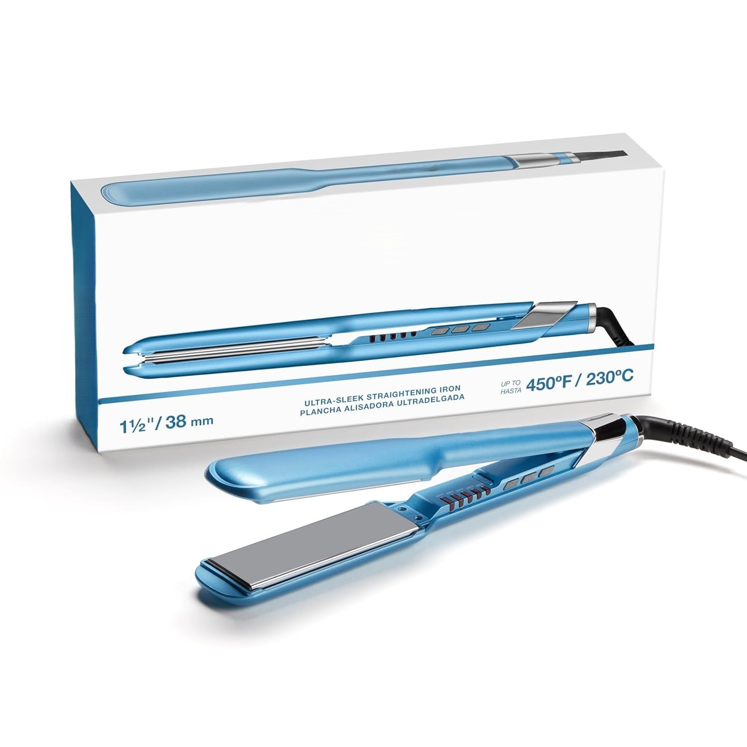 Nano Titanium Ultra-Sleek Hair Straightener, Flat Iron for All Hair Types